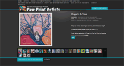 Desktop Screenshot of pawprintartists.com